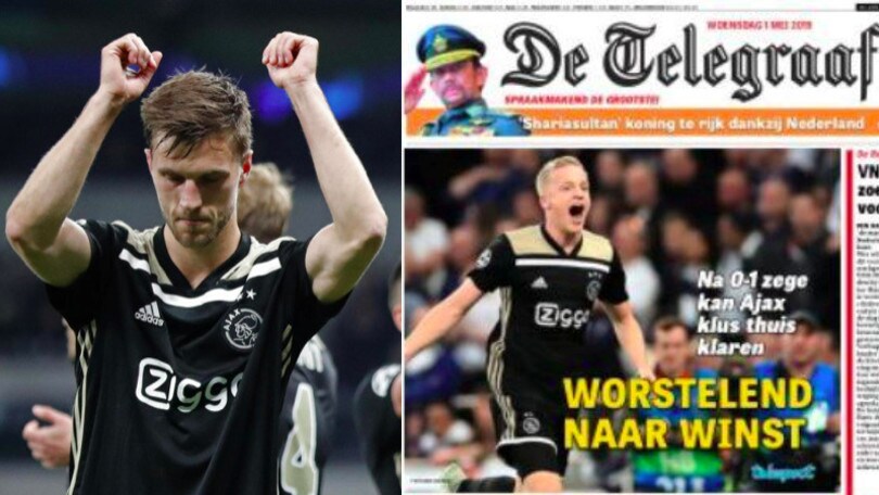 Champions, in Olanda esaltano l'Ajax: «Finale in vista, la favola continua»