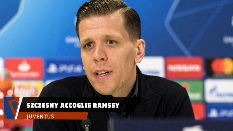 Juventus, Szczesny accoglie Ramsey