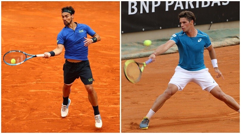 Tennis, Fognini non va ad Estoril: Baldi prende il suo posto