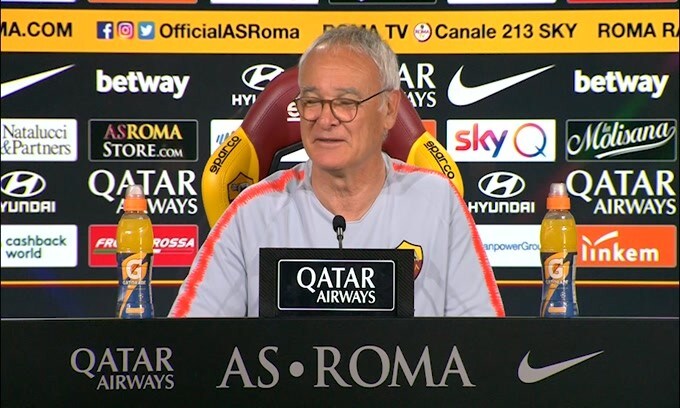 Ranieri: "Striscione per me? Ringrazio i tifosi"