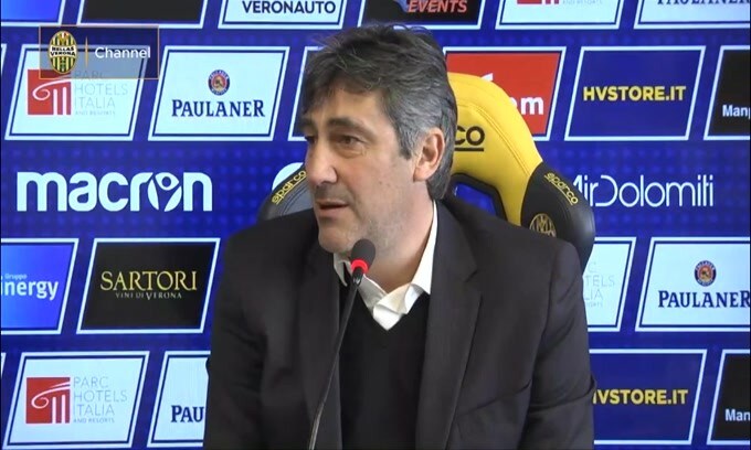 Aglietti: "Dobbiamo avere fiducia, l'Hellas è una squadra forte"