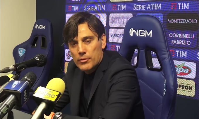 Montella: "Prestazione buona, deludente il risultato"