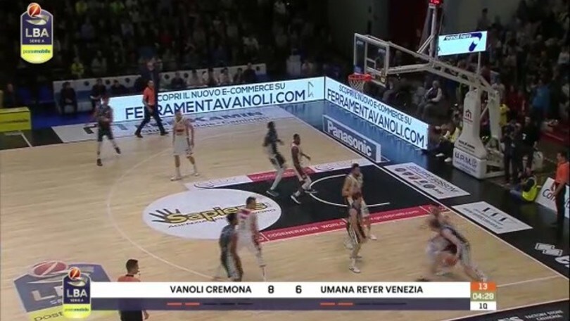 Vanoli Cremona - Umana Reyer Venezia 80-65