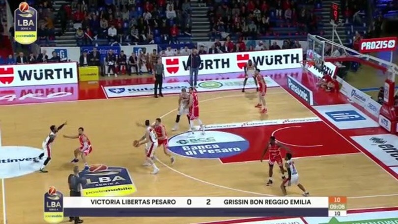 VL Pesaro - Grissin Bon Reggio Emilia 73-100