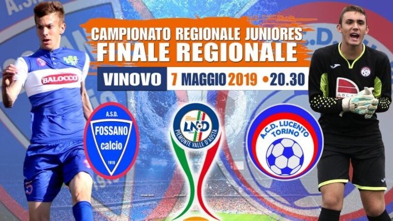 Under 19: Martedì 7 maggio la finale tra Fossano e Lucento