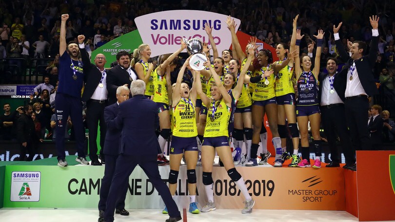 Volley: A1 Femminile, Conegliano fa festa, lo scudetto è suo !