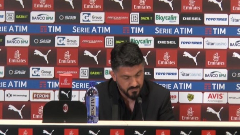 Gattuso: "Nelle difficoltà vado a nozze"