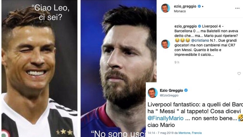 Ezio Greggio attacca Balotelli: «Non cambierei mai Cristiano con Messi»
