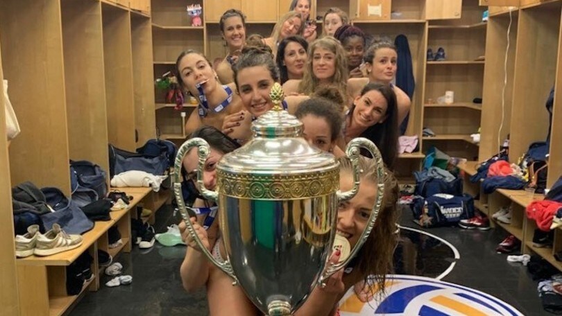 Volley: A1 Femminile, le ragazze di Conegliano festeggiano senza veli