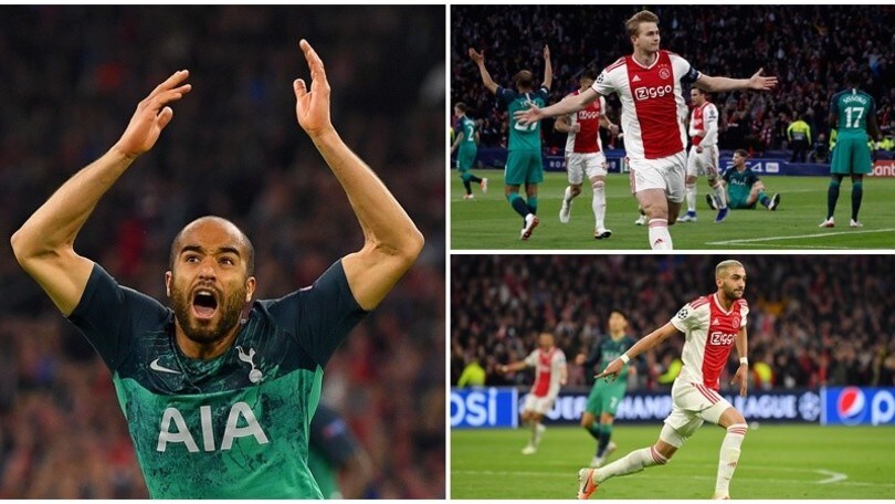 Champions, all'Ajax non bastano De Ligt e Ziyech. Lucas Moura manda il Tottenham in finale
