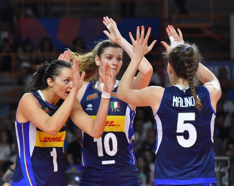 Volley: scelte le 25 azzurre per Volleyball Nations League