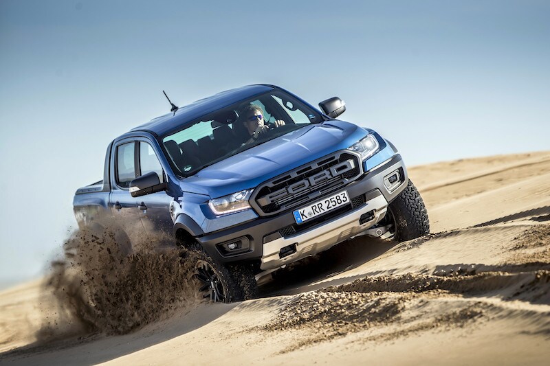 Ford Ranger Raptor: scatti estremi