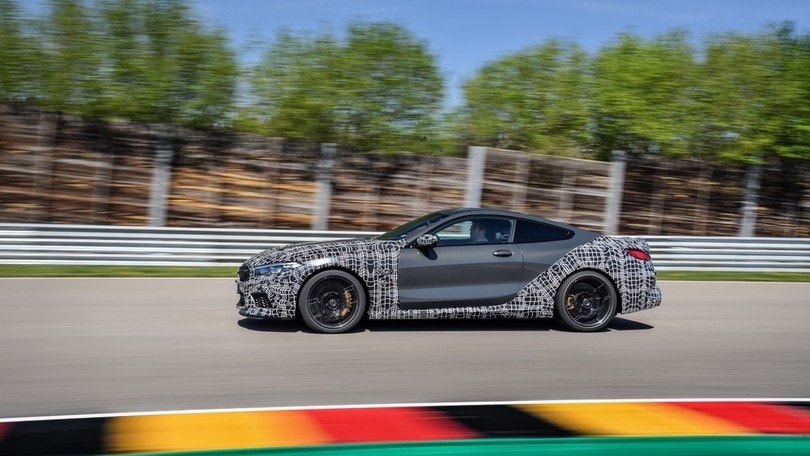 Nuova BMW M8: le foto dei muletti