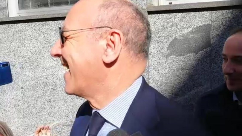 Conte-Inter: Marotta dribbla i giornalisti