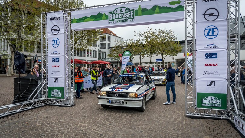 Rally Opel alla Bodensee Klassik: le foto delle auto