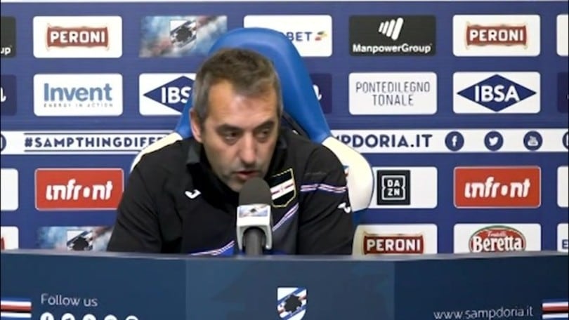 Giampaolo: "Squadra seria e motivata. Vogliamo migliorare"
