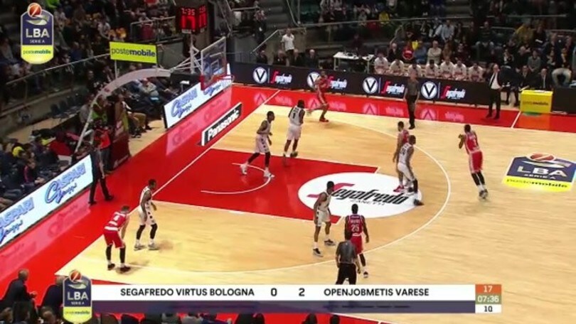 Segafredo Virtus Bologna - Openjobmetis Varese 84-72