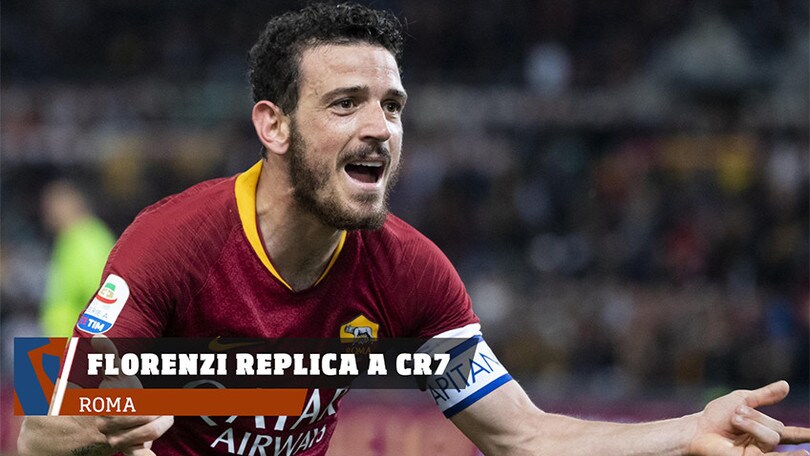 Florenzi replica a Ronaldo