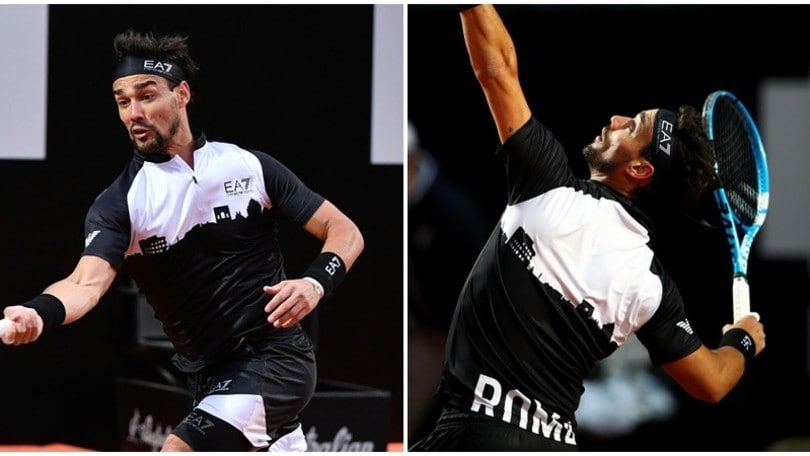 Fognini omaggia Roma con una maglia speciale