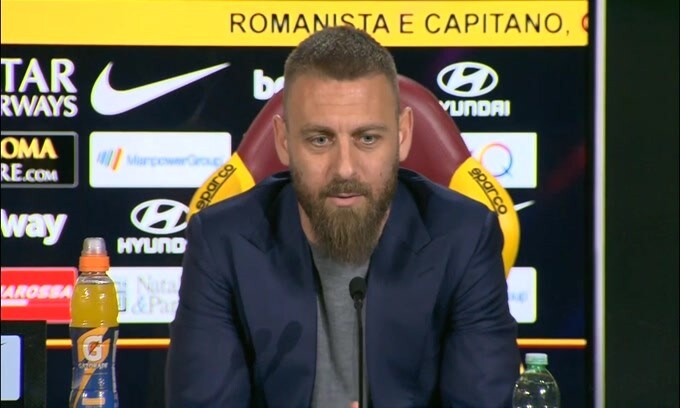 De Rossi: "La mia scelta di rimanere a Roma non la cambierei mai"