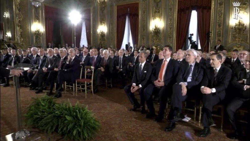 Mattarella ad Atalanta e Lazio: "Avete fatto un percorso straordinario"