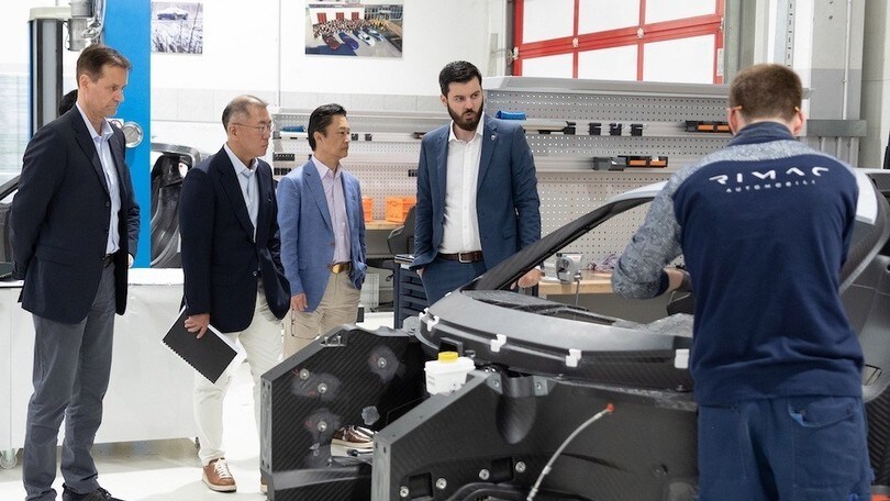 Hyundai, investimento in Rimac per le auto elettriche