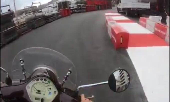 Ricciardo, giro in Vespa a Montecarlo