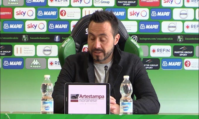 De Zerbi: "Vogliamo fare risultato con la Roma"