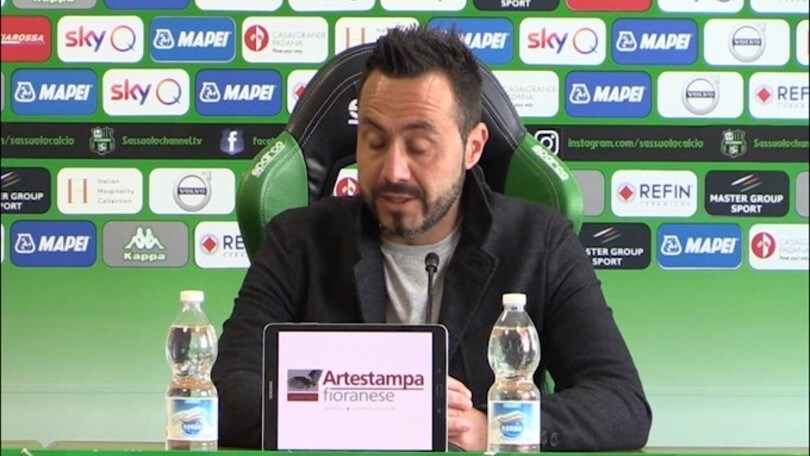 De Zerbi: "Vogliamo fare risultato con la Roma"