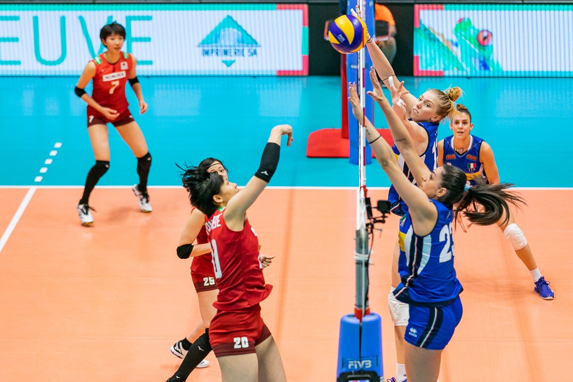 L'Italia femminile a Montreux si arrende in semifinale al Giappone