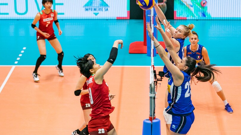 L'Italia femminile a Montreux si arrende in semifinale al Giappone