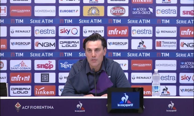 Montella: "Non sono preoccupato della classifica"