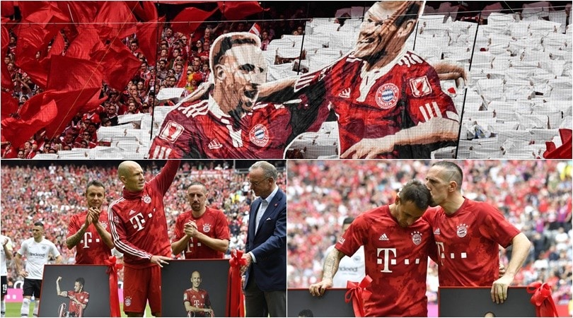 Bayern, scudetto amaro: commozione per l'addio di Robben e Ribery