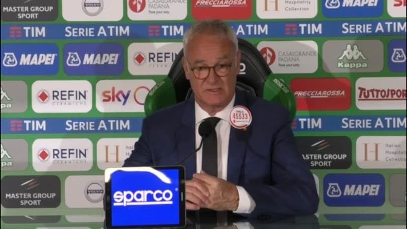 Ranieri: "Questa sera è mancata la fortuna"