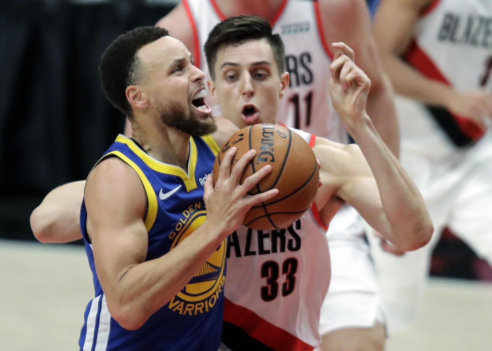 Nba, Golden State domina su Portland nella finale della Western Conference