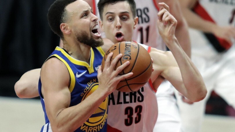 Nba, Golden State domina su Portland nella finale della Western Conference