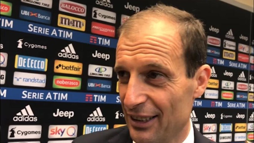 Allegri: "Mio voto? Più alto di quelli che prendevo a scuola"