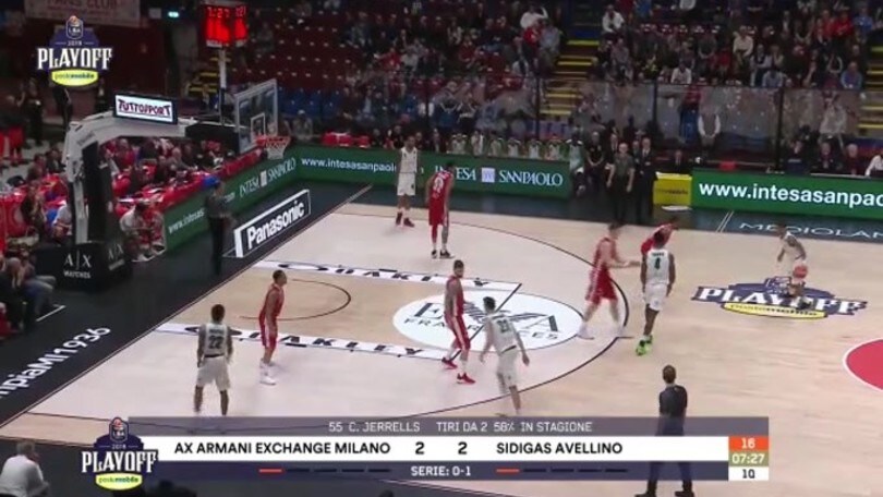A|X Armani Exchange Milano - Sidigas Avellino 76-61