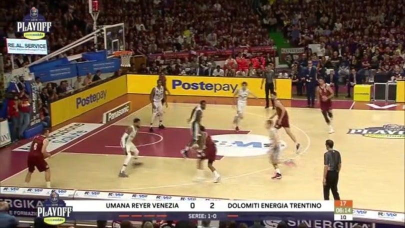 Umana Reyer Venezia - Dolomiti Energia Trentino 69-51
