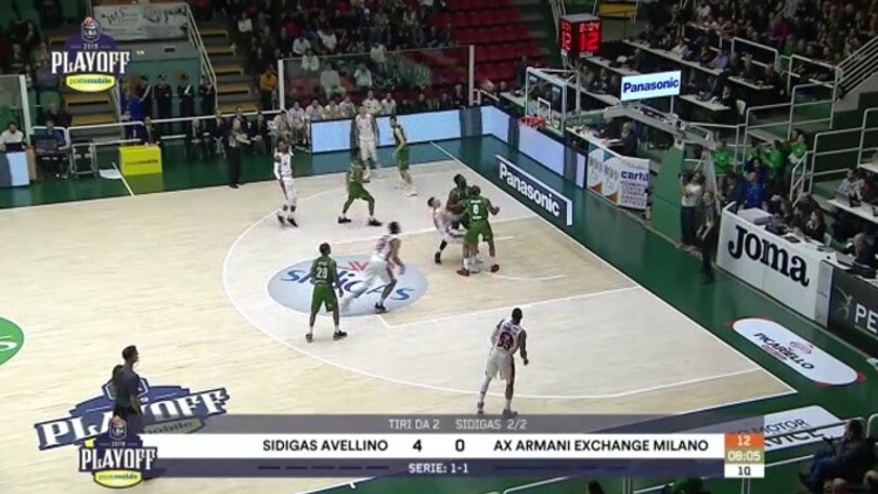 Sidigas Avellino - A|X Armani Exchange Milano 69-62