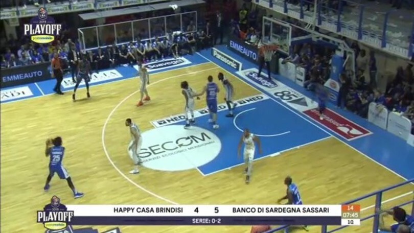 Happy Casa Brindisi - Banco di Sardegna Sassari 87-92