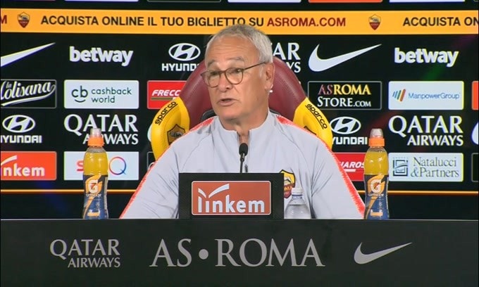 Ranieri: "Spero di vedere la Roma in alto"