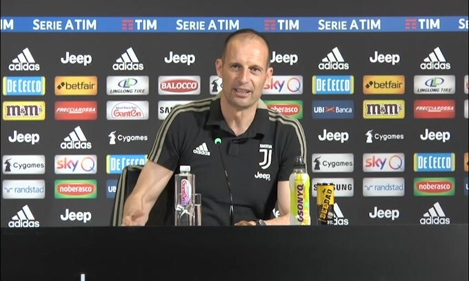Juventus, Allegri annuncia la formazione ai giornalisti