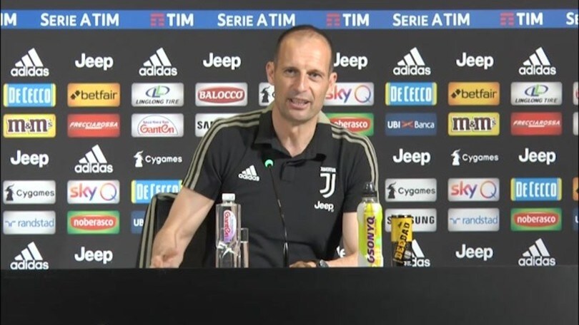 Juventus, Allegri annuncia la formazione ai giornalisti
