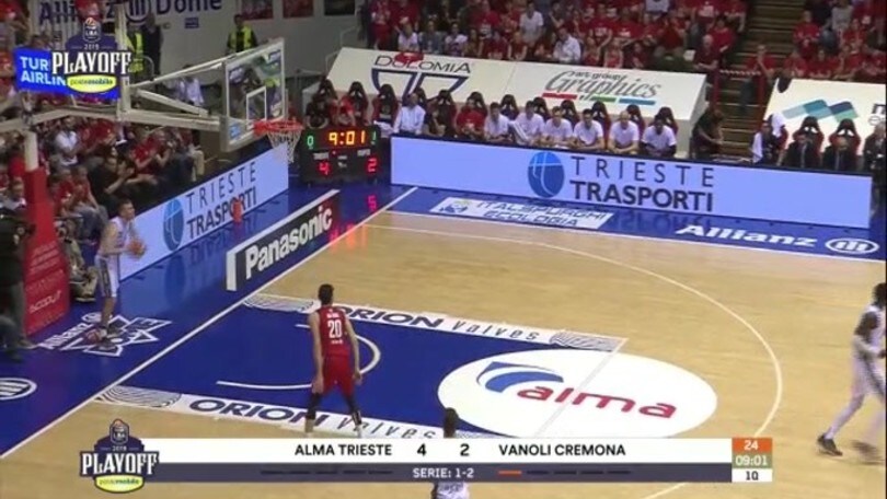 Alma Trieste - Vanoli Cremona 78-81