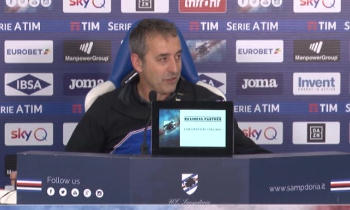 Giampaolo: "Il saluto? Per i tifosi. Sono fantastici"