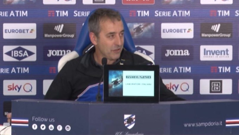 Giampaolo: "Il saluto? Per i tifosi. Sono fantastici"