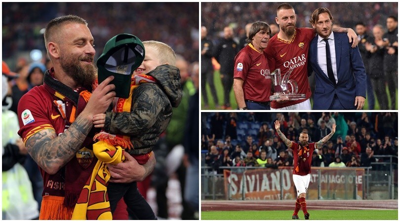 Roma, De Rossi fa piangere anche Totti e Bruno Conti