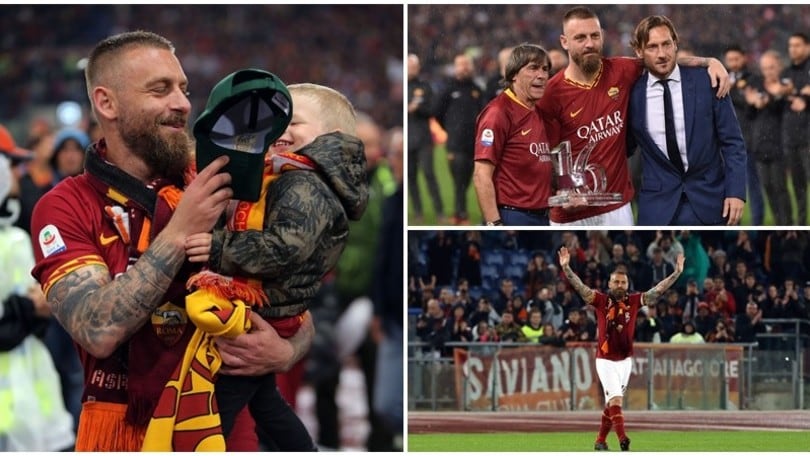 Roma, De Rossi fa piangere anche Totti e Bruno Conti