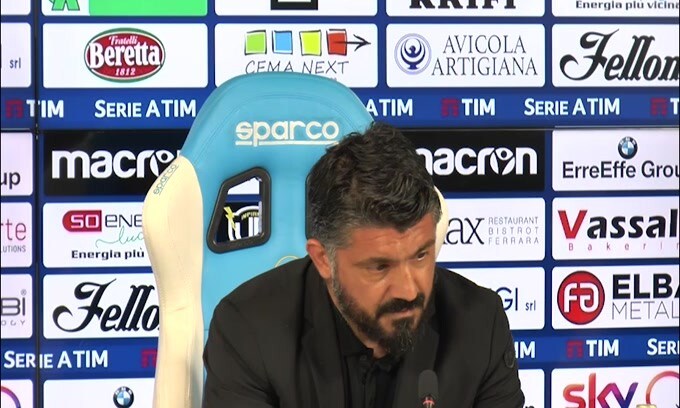 Gattuso: "Persa l'anima dopo il derby"